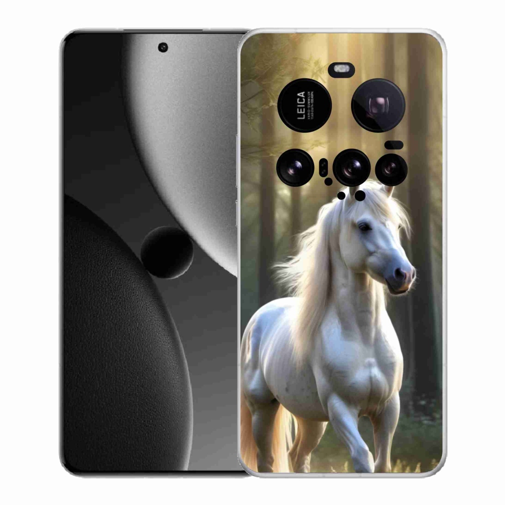 Gelový kryt mmCase na Xiaomi 15 Ultra - bílý kůň 3