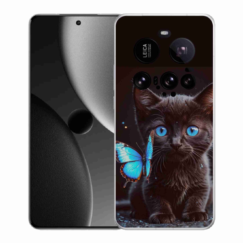 Gelový kryt mmCase na Xiaomi 15 Ultra - černé kotě 3