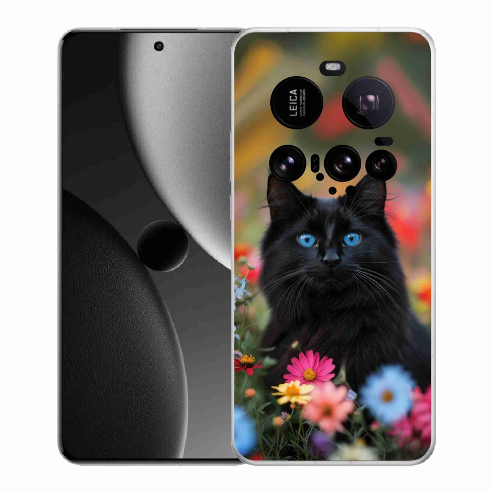 Gelový kryt mmCase na Xiaomi 15 Ultra - černé kotě 4