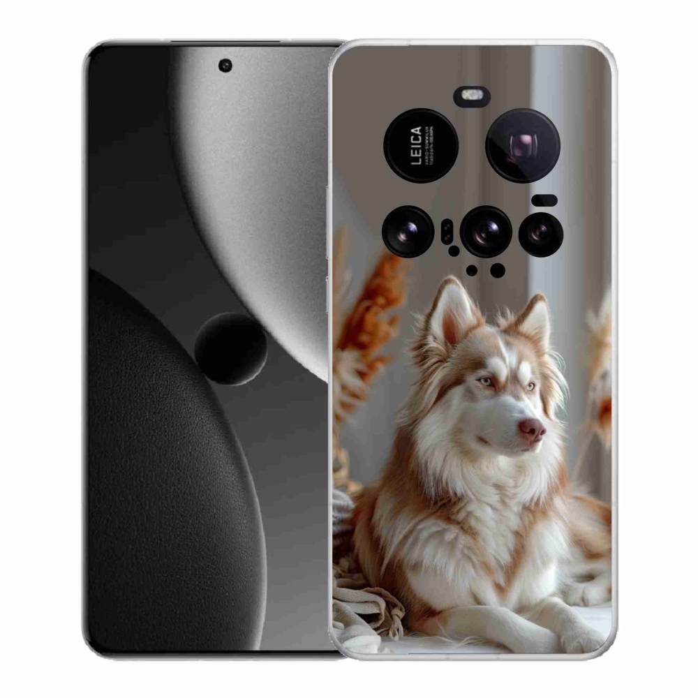 Gelový kryt mmCase na Xiaomi 15 Ultra - klidný sibiřský husky