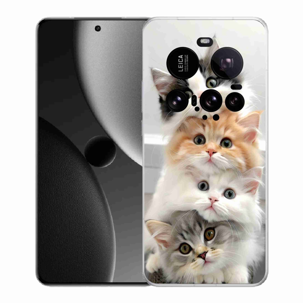 Gelový kryt mmCase na Xiaomi 15 Ultra - kočičí parta