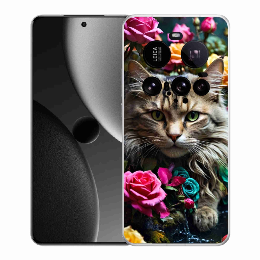 Gelový kryt mmCase na Xiaomi 15 Ultra - kočíčí pohled 2