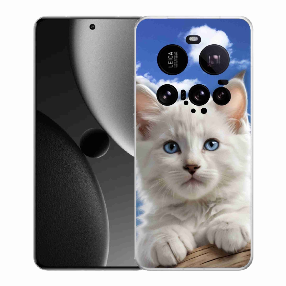 Gelový kryt mmCase na Xiaomi 15 Ultra - kotě a oblaka