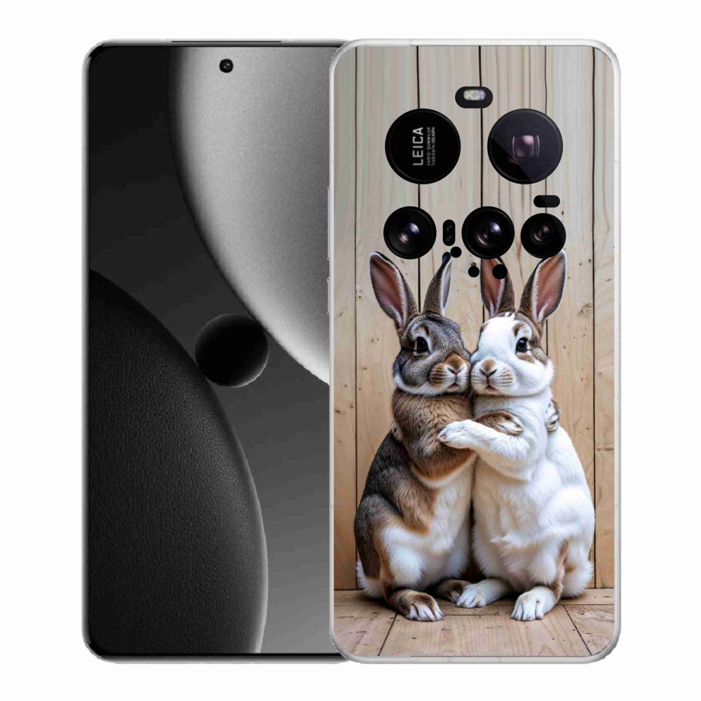 Gelový kryt mmCase na Xiaomi 15 Ultra - králičí pár