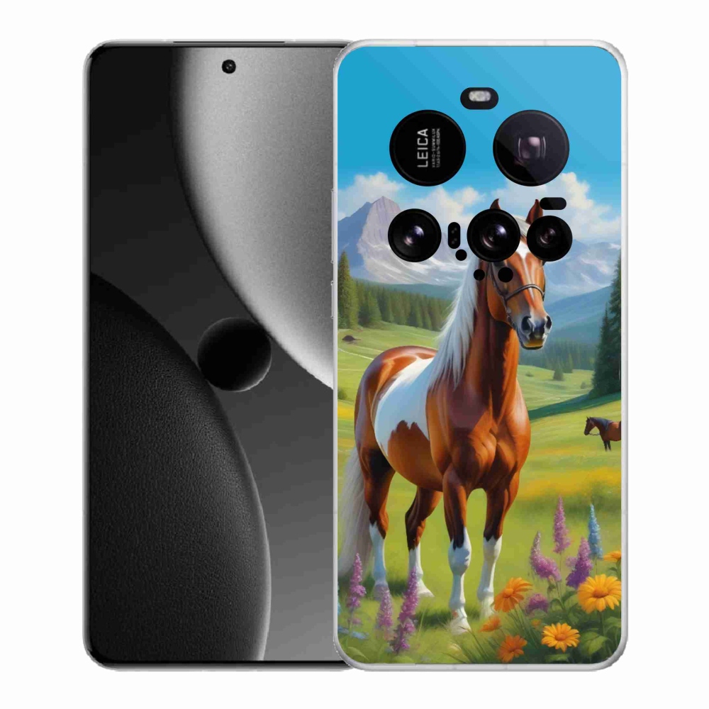 Gelový kryt mmCase na Xiaomi 15 Ultra - kůň na louce