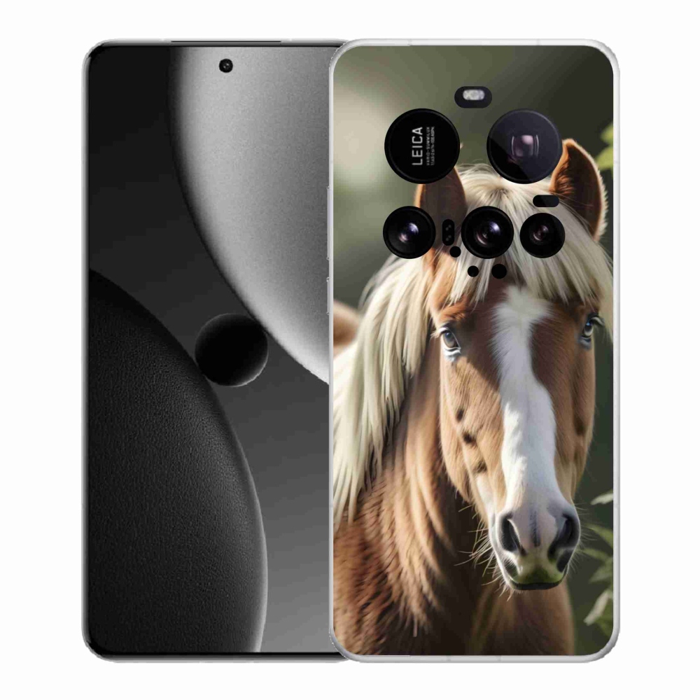 Gelový kryt mmCase na Xiaomi 15 Ultra - kůň se světlou hřívou