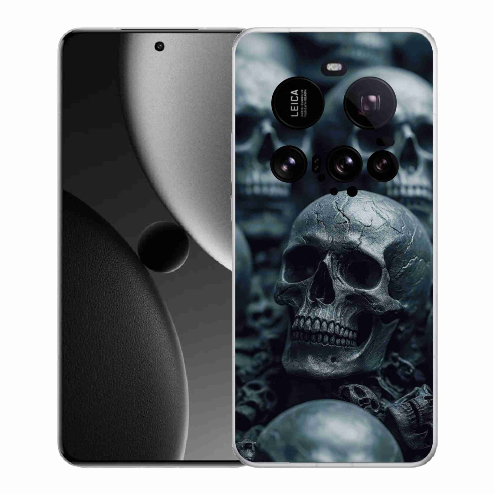 Gelový kryt mmCase na Xiaomi 15 Ultra - lebka 2