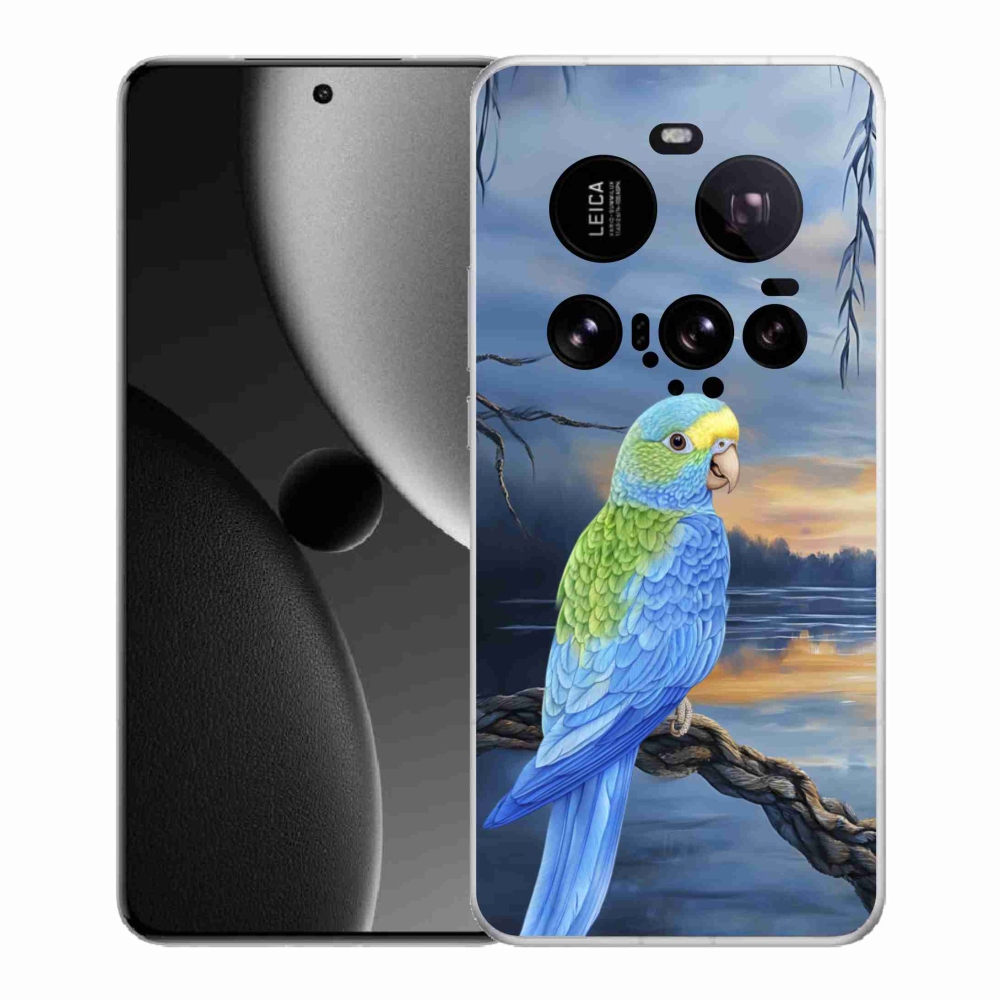 Gelový kryt mmCase na Xiaomi 15 Ultra - modrý papoušek