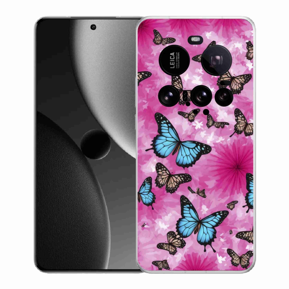 Gelový kryt mmCase na Xiaomi 15 Ultra - motýlí zahrada