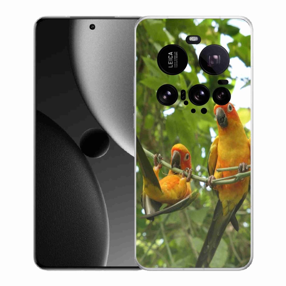 Gelový kryt mmCase na Xiaomi 15 Ultra - papoušci aratingy