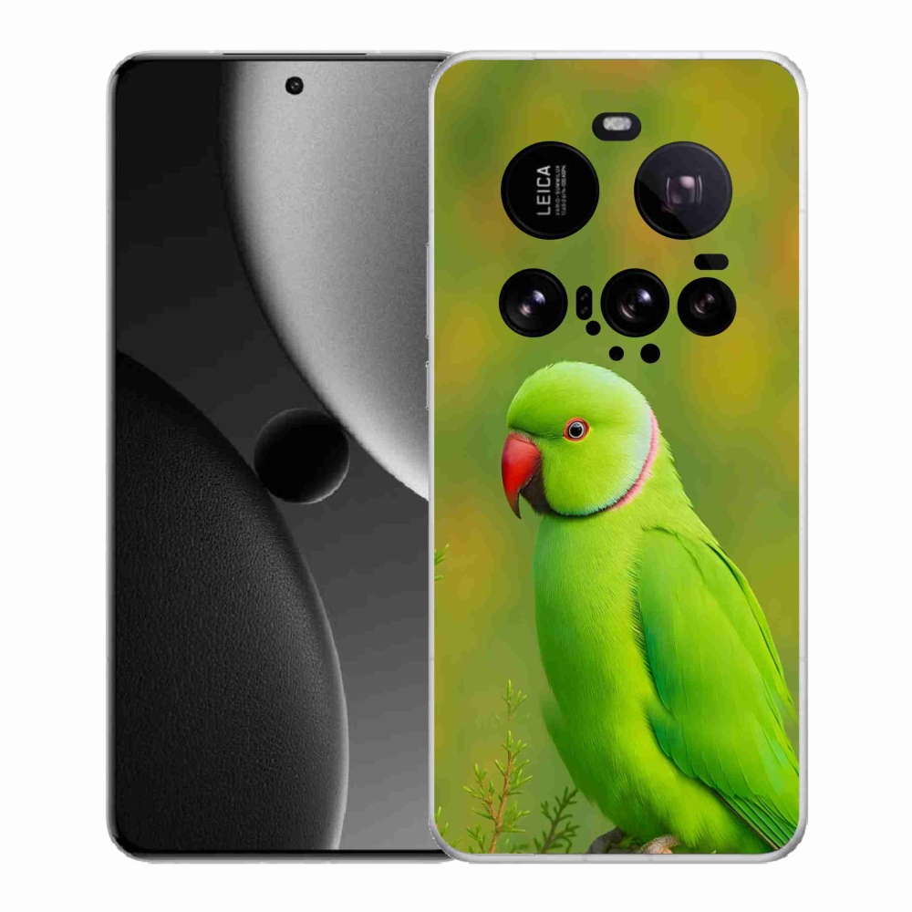 Gelový kryt mmCase na Xiaomi 15 Ultra - papoušek alexandr 2
