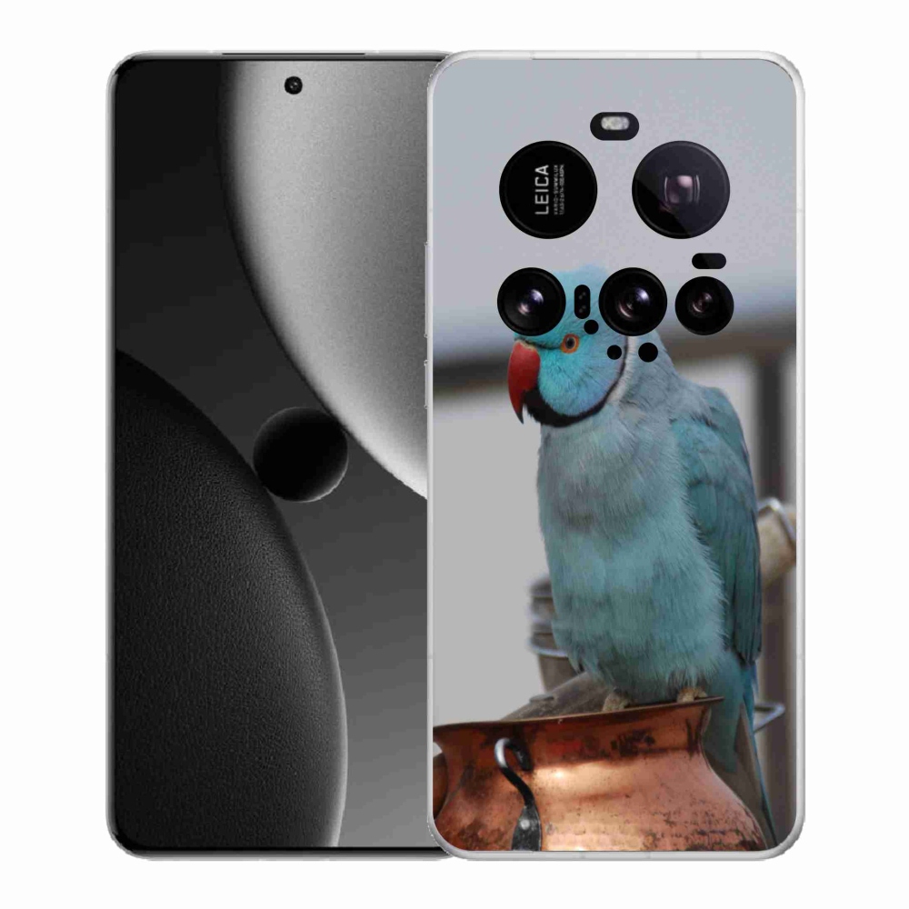Gelový kryt mmCase na Xiaomi 15 Ultra - papoušek alexandr modrý