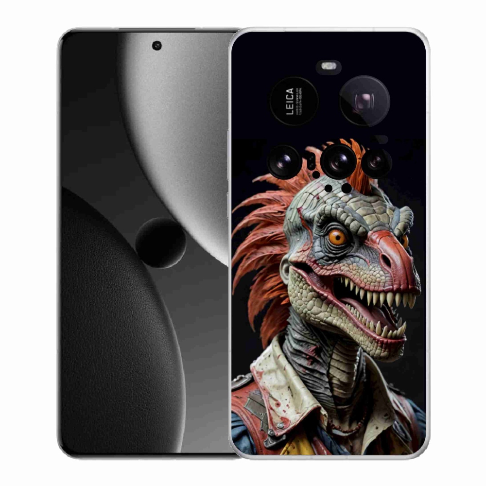 Gelový kryt mmCase na Xiaomi 15 Ultra - punk dinosaurus