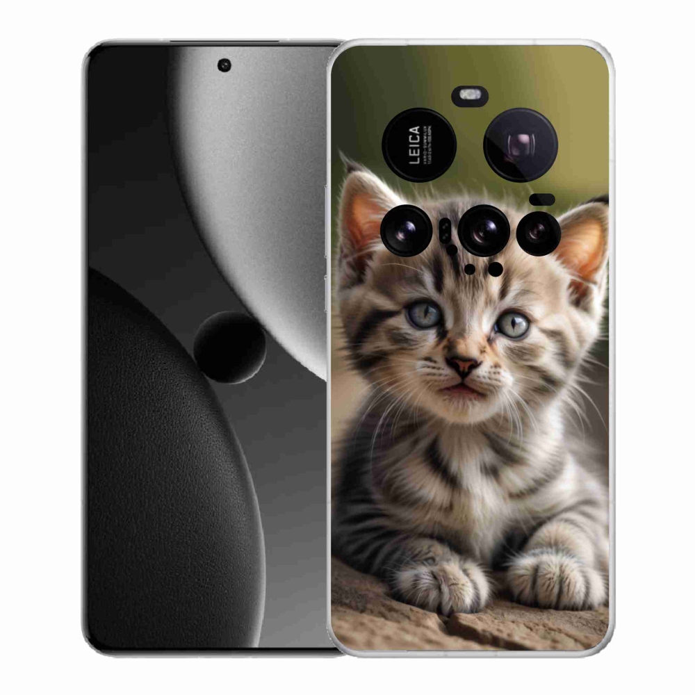 Gelový kryt mmCase na Xiaomi 15 Ultra - roztomilé kotě 9