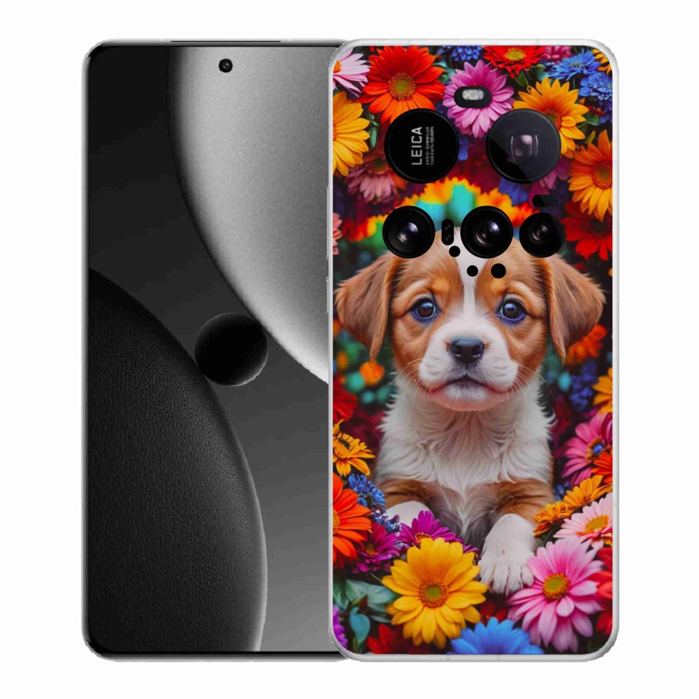 Gelový kryt mmCase na Xiaomi 15 Ultra - roztomilé štěně