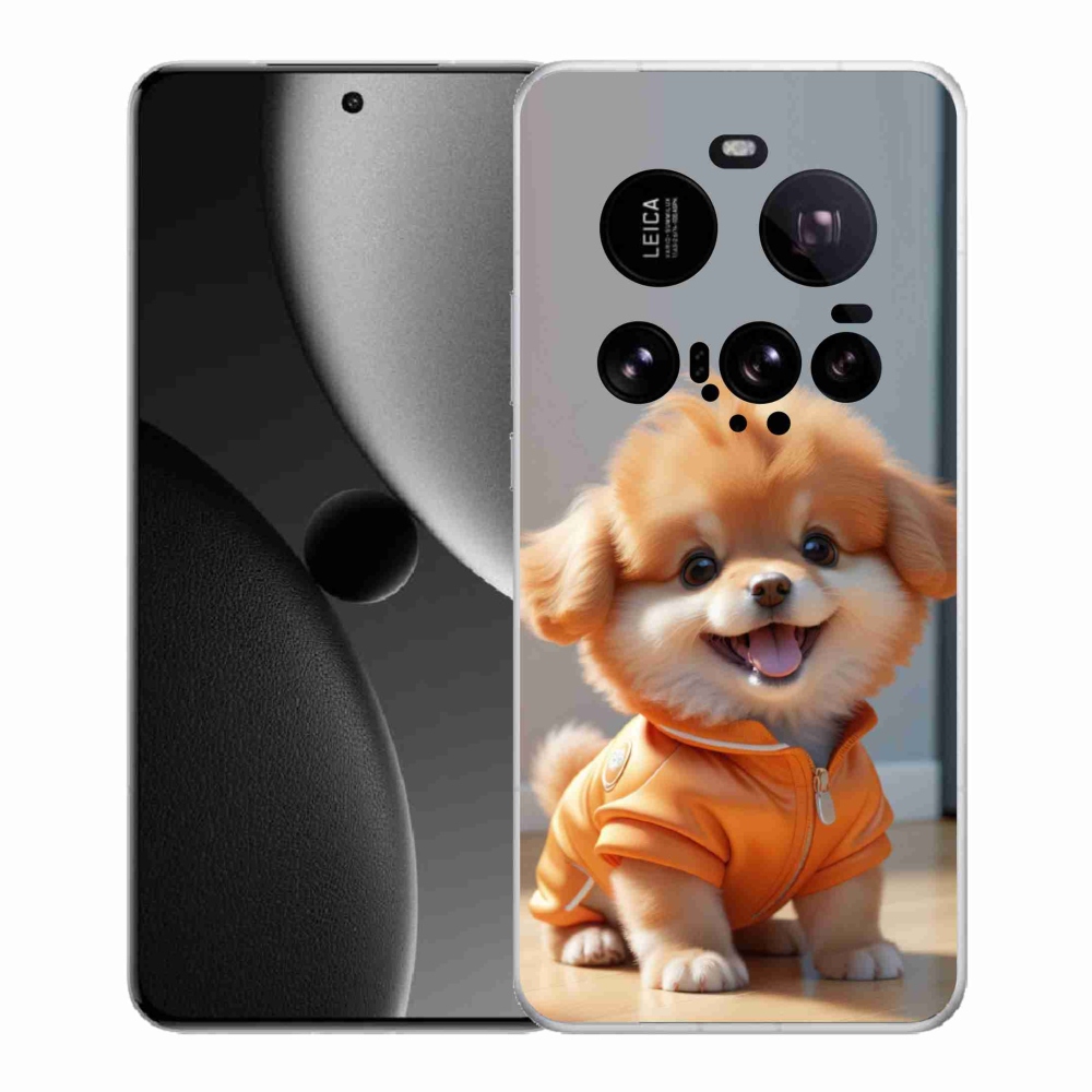 Gelový kryt mmCase na Xiaomi 15 Ultra - roztomilý pomeranian v mikině