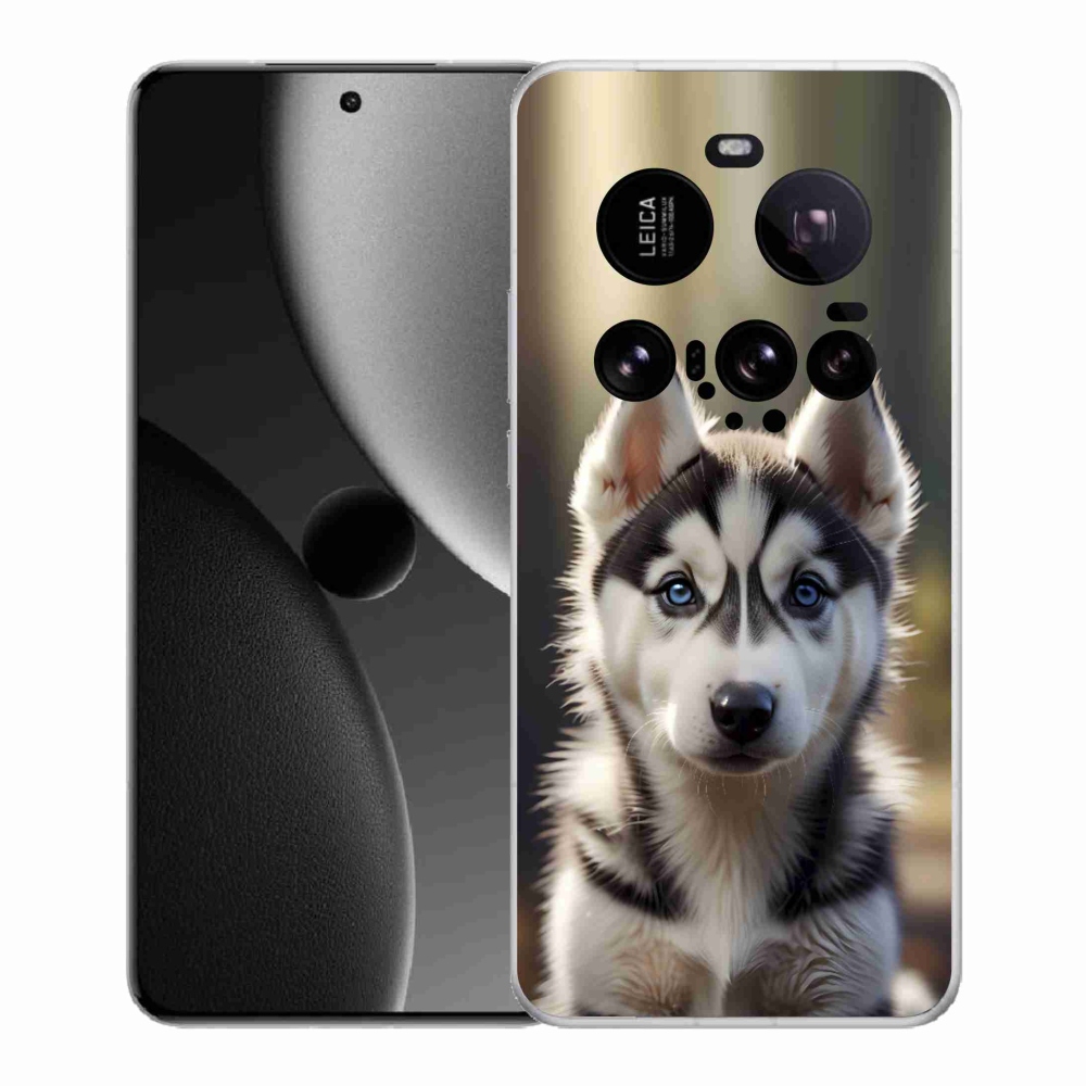 Gelový kryt mmCase na Xiaomi 15 Ultra - roztomilý sibiřský husky