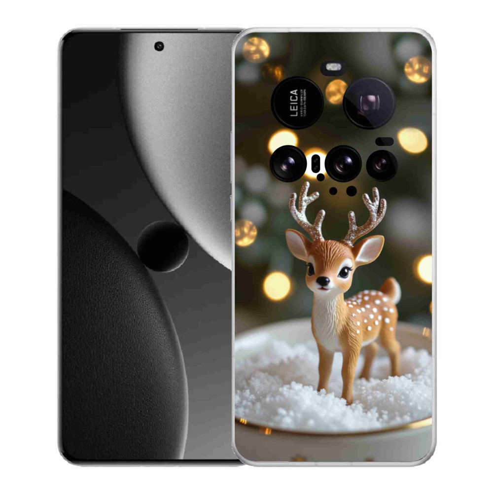 Gelový kryt mmCase na Xiaomi 15 Ultra - roztomilý vánoční jelen