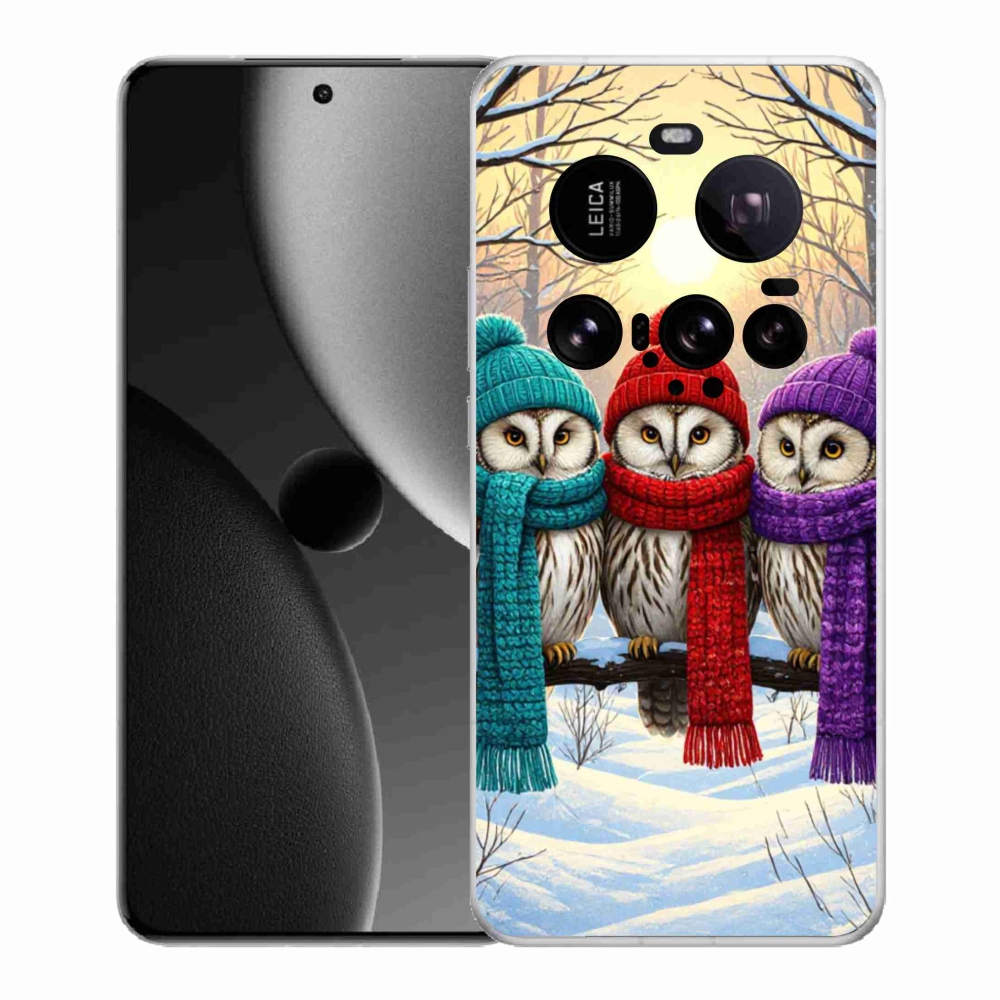 Gelový kryt mmCase na Xiaomi 15 Ultra - soví přátelé