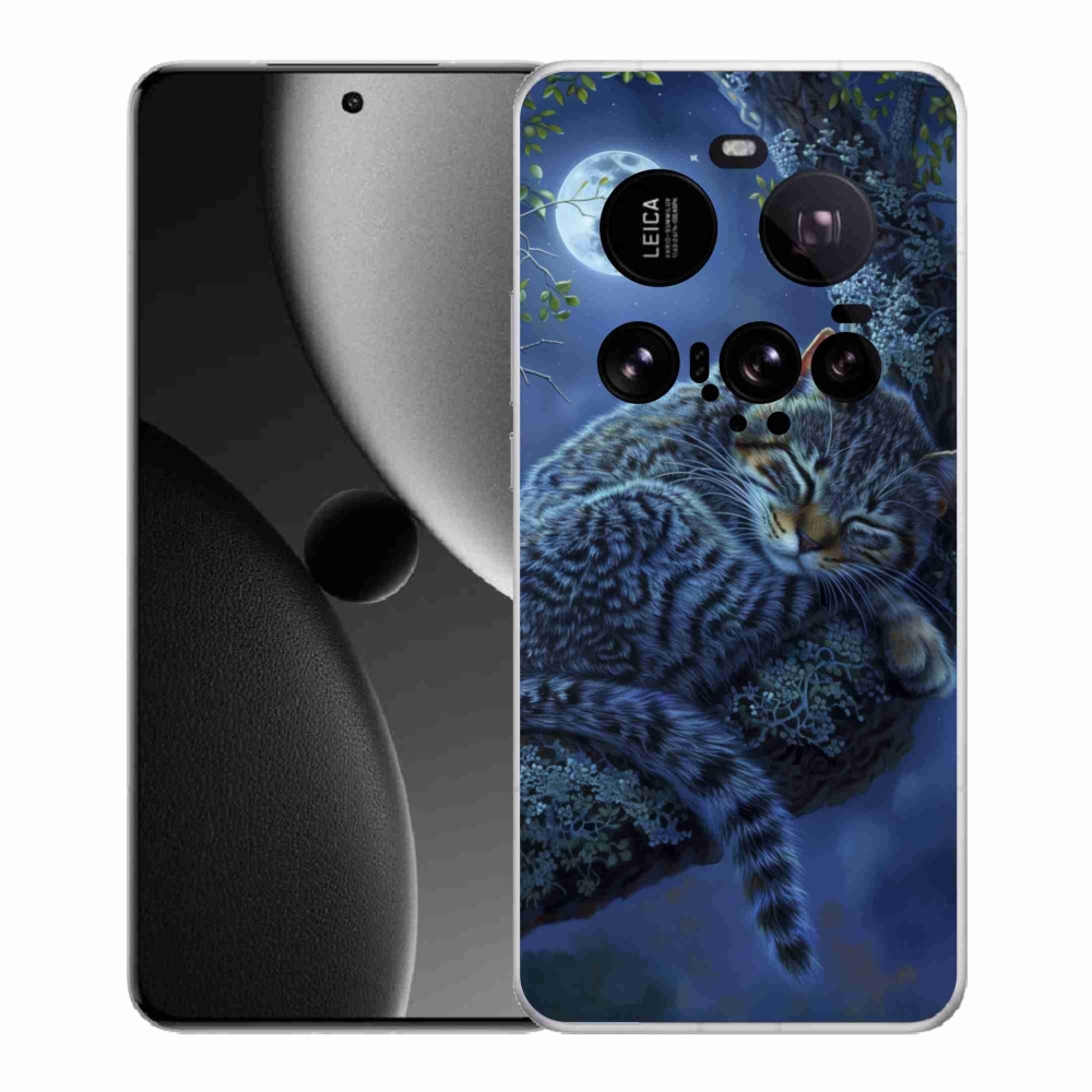 Gelový kryt mmCase na Xiaomi 15 Ultra - spící kočka