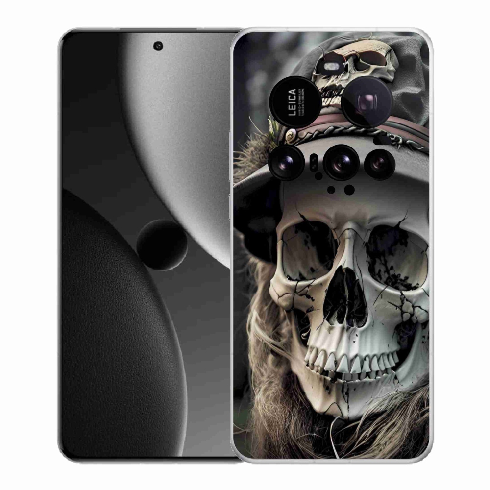 Gelový kryt mmCase na Xiaomi 15 Ultra - temná lebka