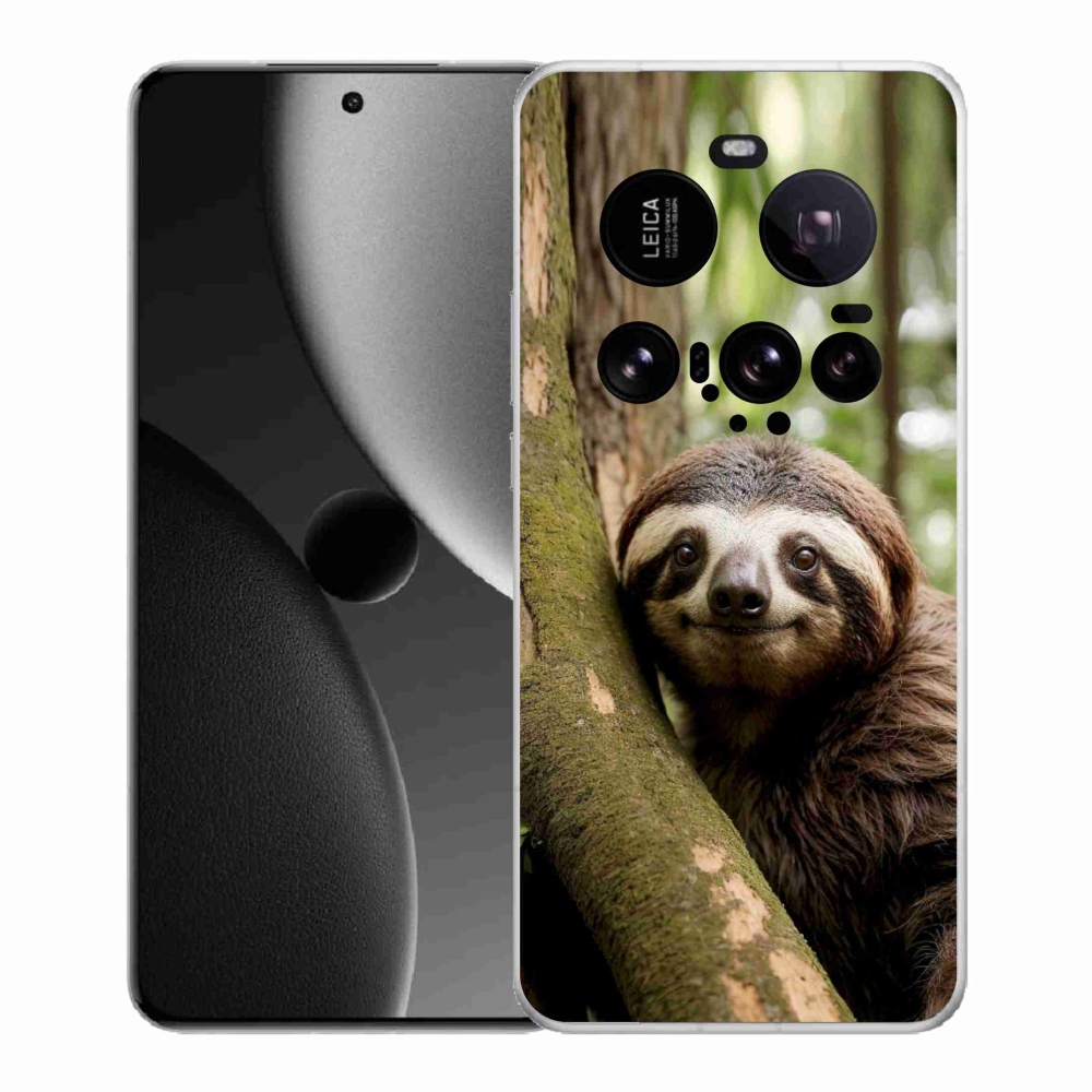 Gelový kryt mmCase na Xiaomi 15 Ultra - usměvavý lenochod