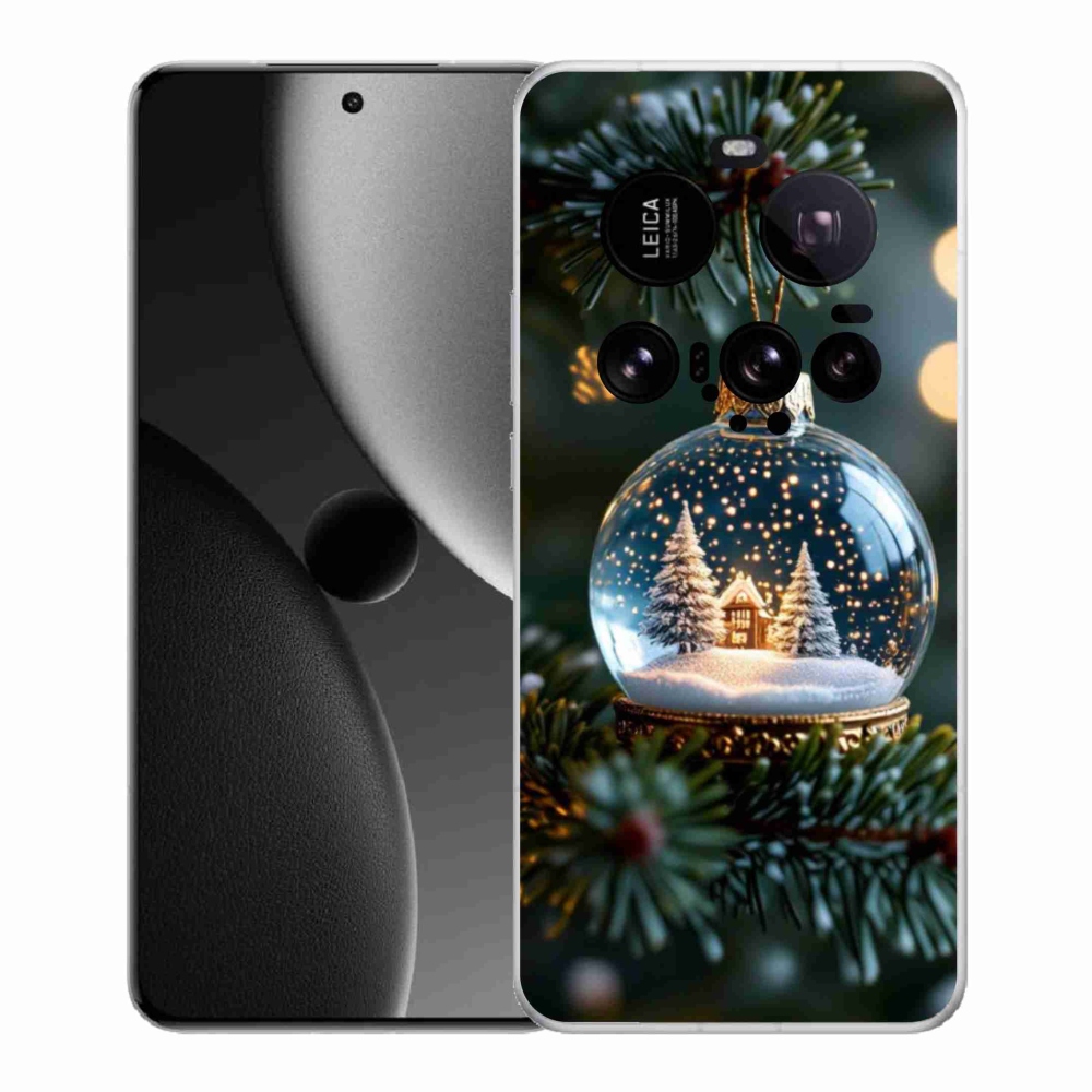 Gelový kryt mmCase na Xiaomi 15 Ultra - vánoční koule 2