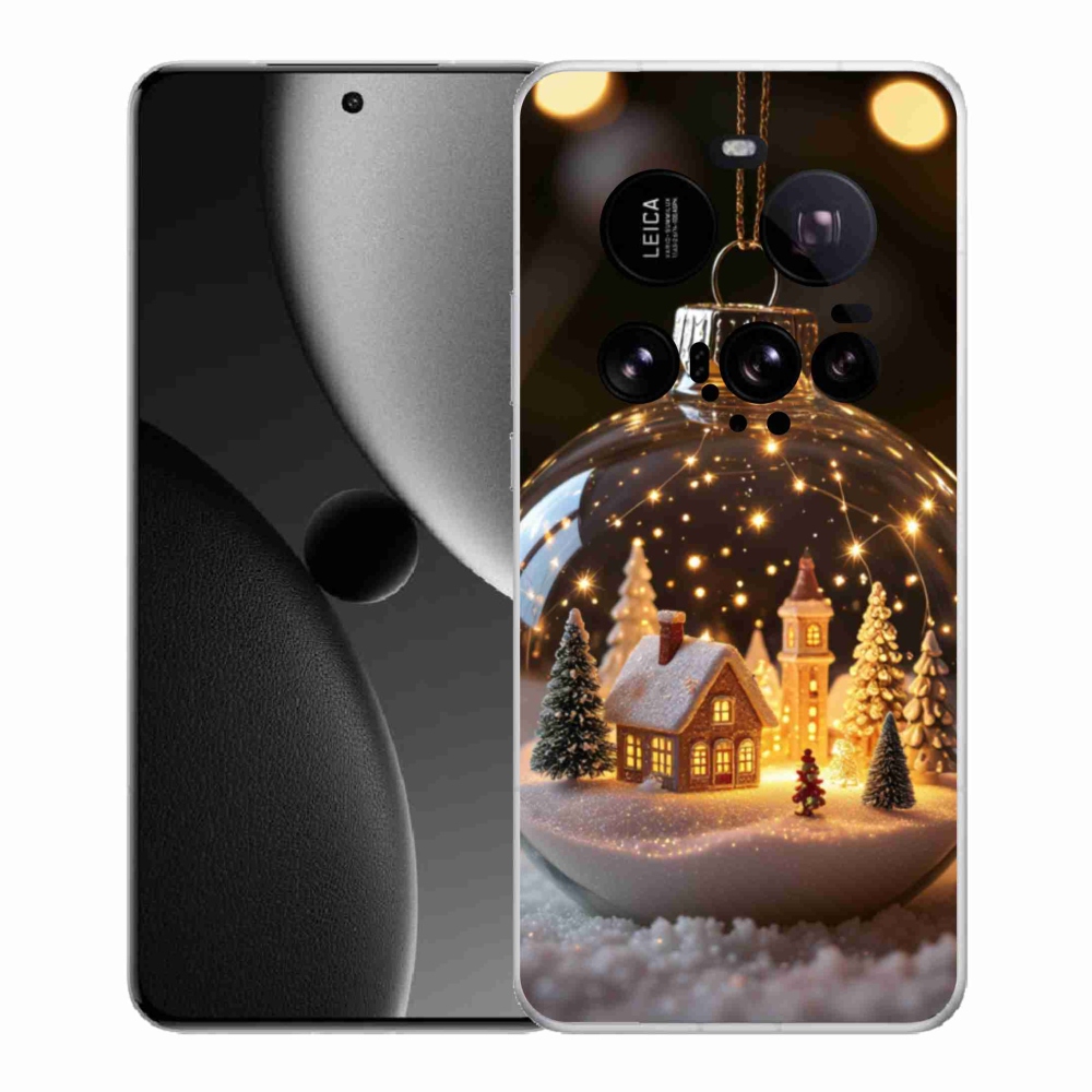 Gelový kryt mmCase na Xiaomi 15 Ultra - vánoční koule 3