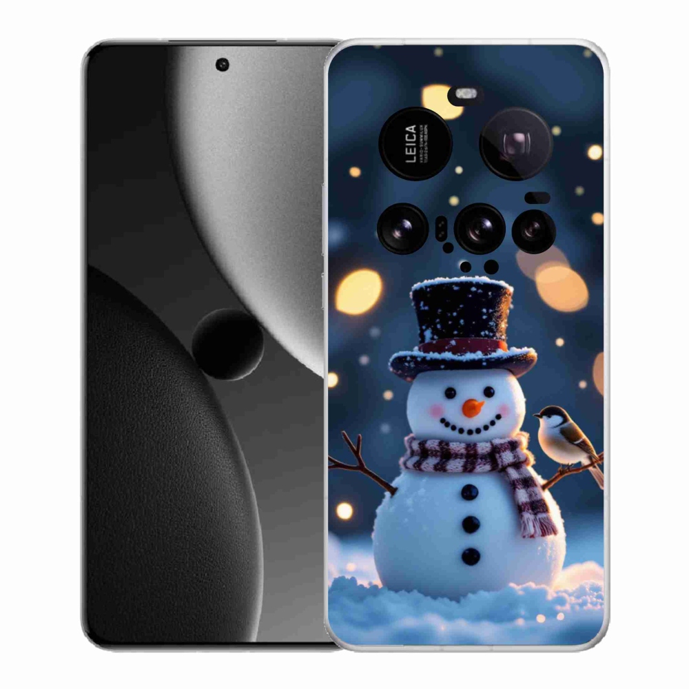 Gelový kryt mmCase na Xiaomi 15 Ultra - vánoční sněhulák