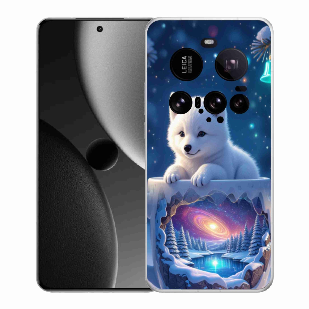 Gelový kryt mmCase na Xiaomi 15 Ultra - vánoční štěně