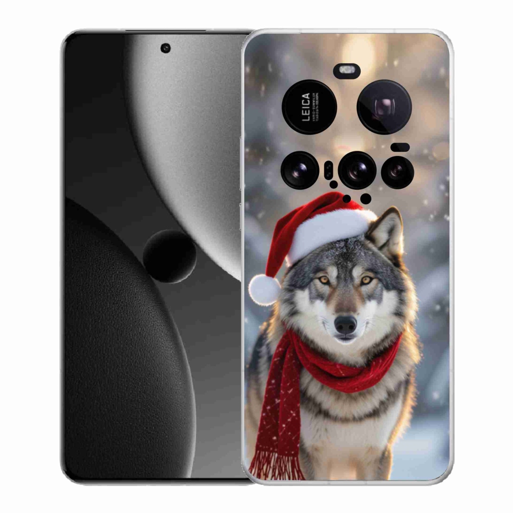 Gelový kryt mmCase na Xiaomi 15 Ultra - vánoční vlk