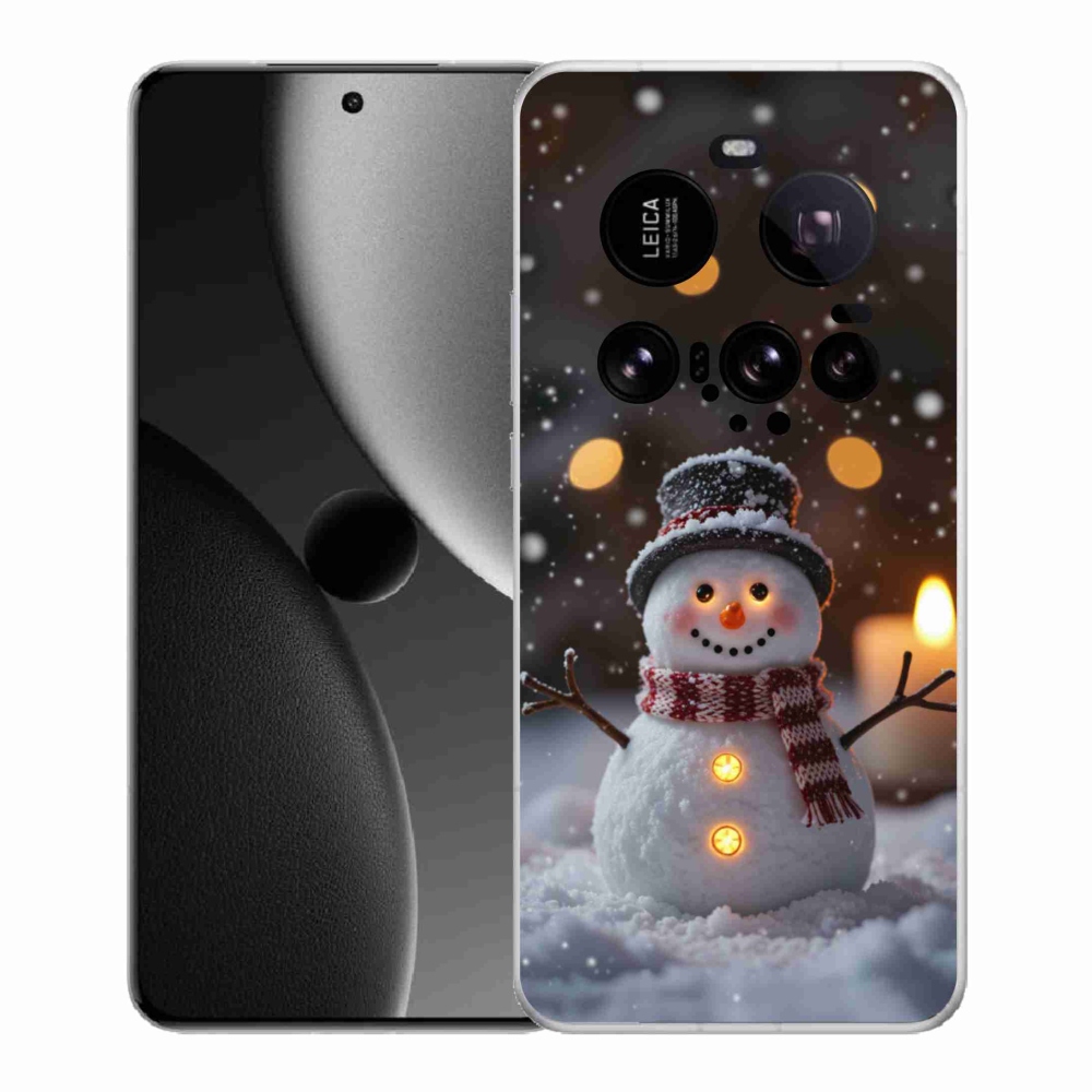 Gelový kryt mmCase na Xiaomi 15 Ultra - veselý sněhulák