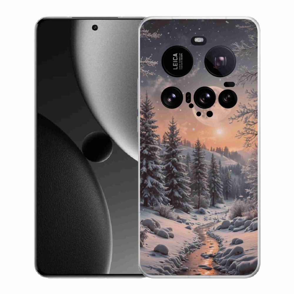 Gelový kryt mmCase na Xiaomi 15 Ultra - zimní krajina 2