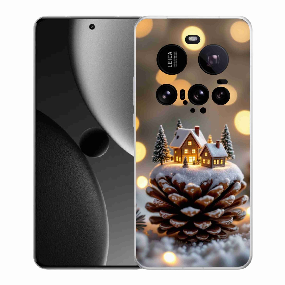 Gelový kryt mmCase na Xiaomi 15 Ultra - zimní vesnička
