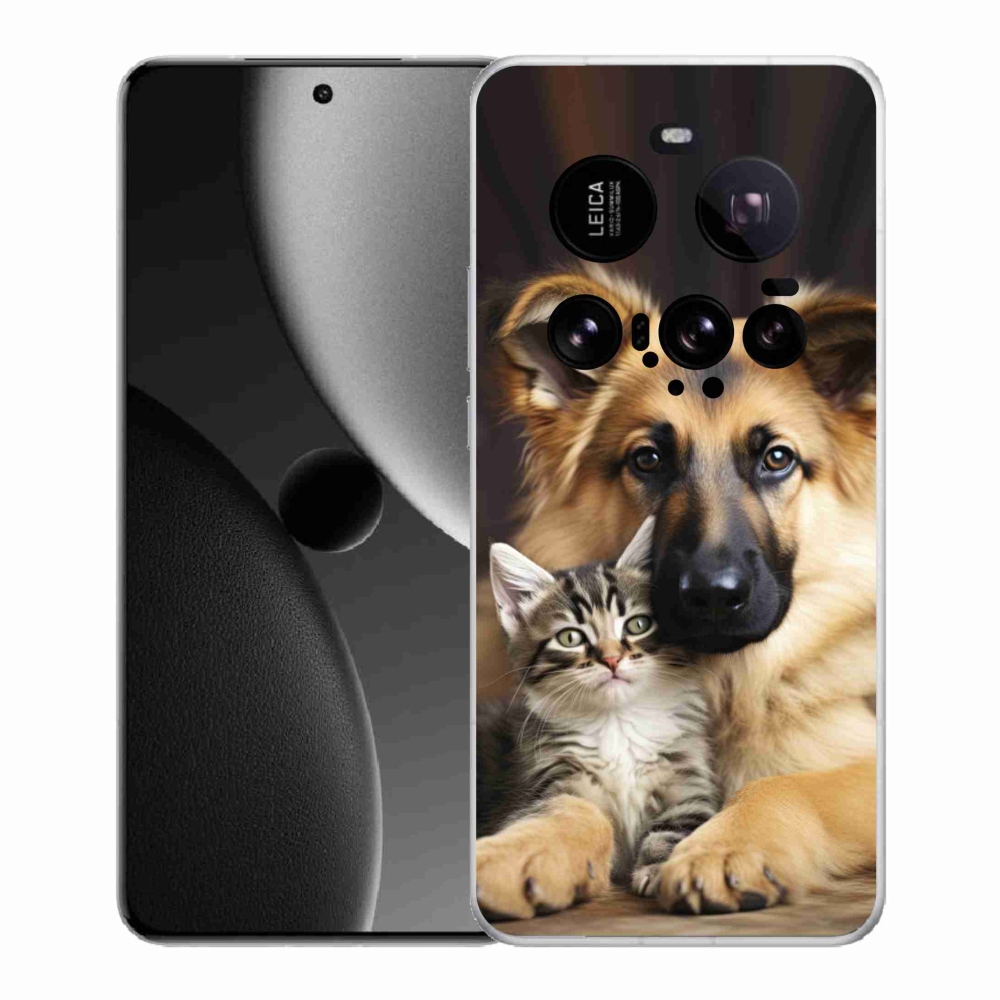 Gelový kryt mmCase na Xiaomi 15 Ultra - zvířecí přátelství