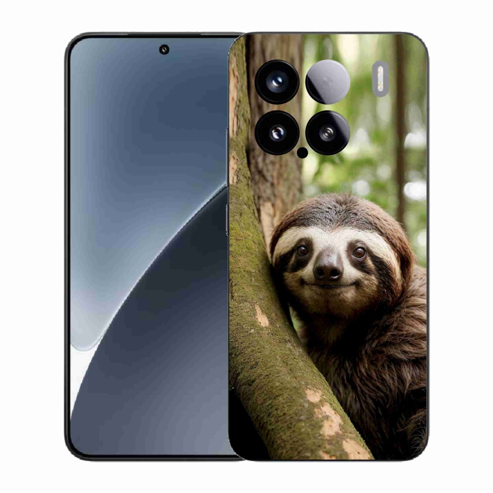 Gelový kryt mmCase na Xiaomi 15 - usměvavý lenochod