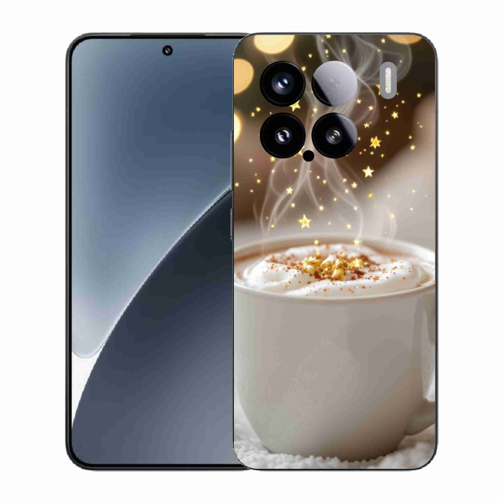 Gelový kryt mmCase na Xiaomi 15 - vánoční horký nápoj