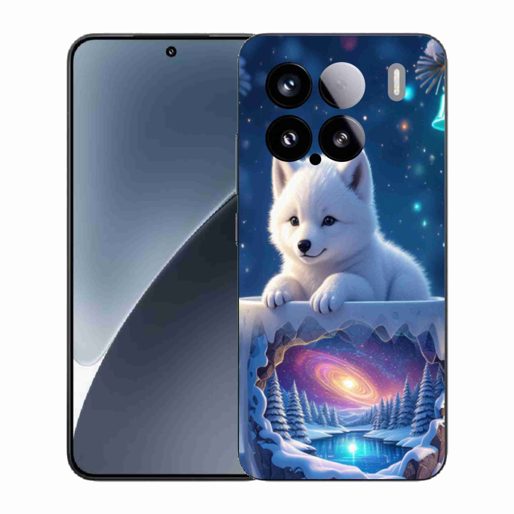 Gelový kryt mmCase na Xiaomi 15 - vánoční štěně