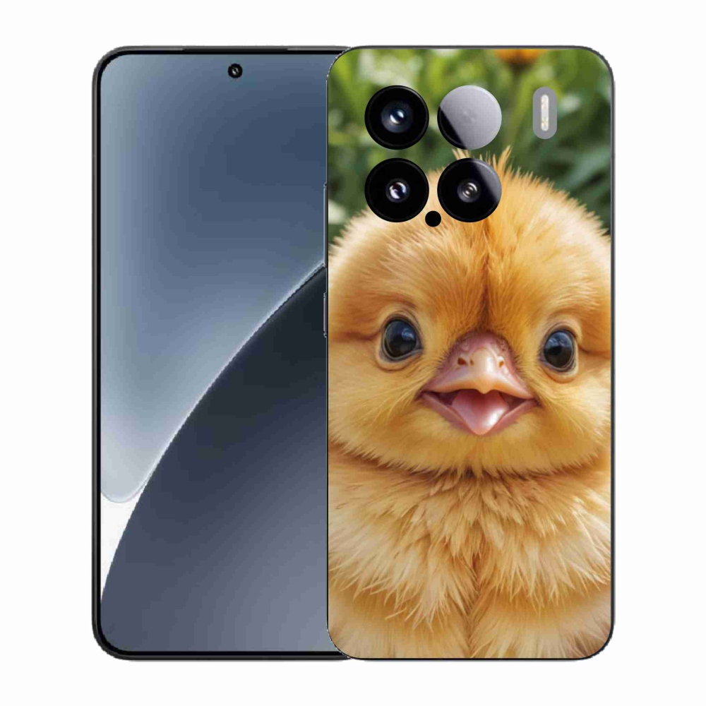 Gelový kryt mmCase na Xiaomi 15 - veselé kuřátko