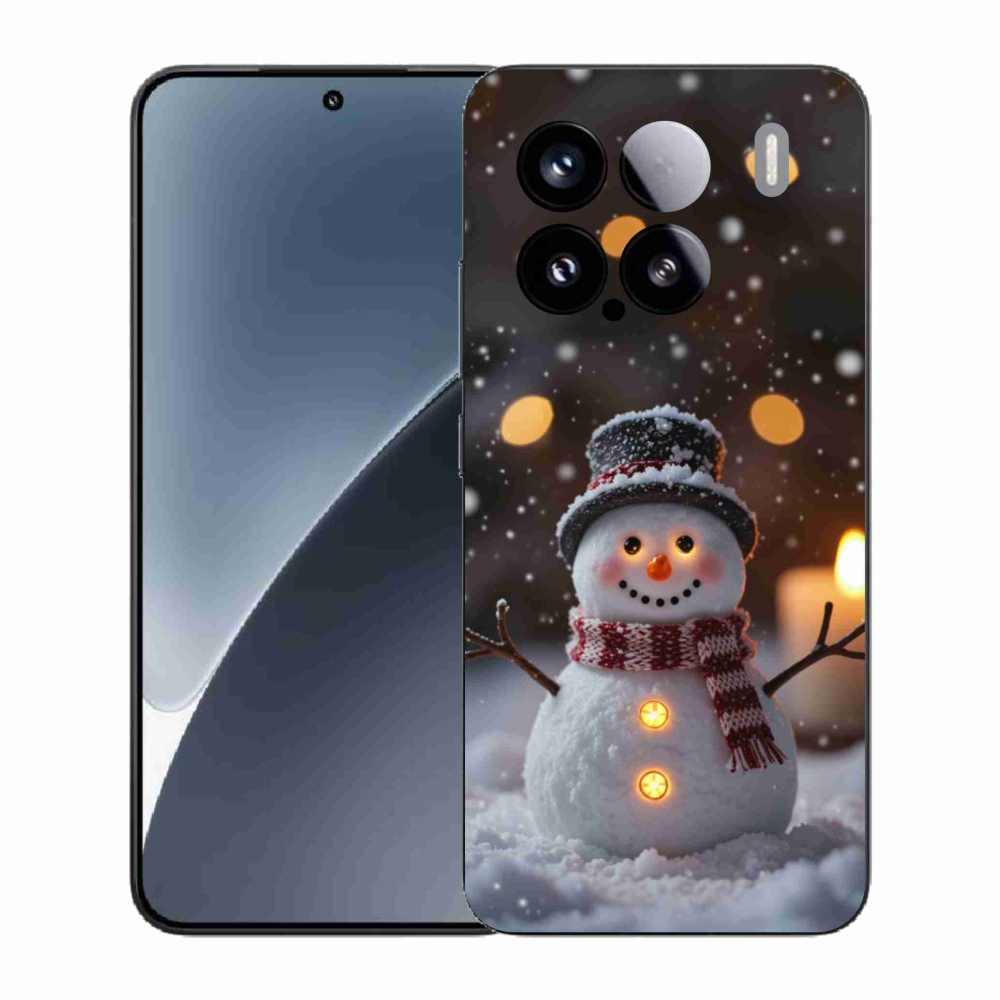 Gelový kryt mmCase na Xiaomi 15 - veselý sněhulák