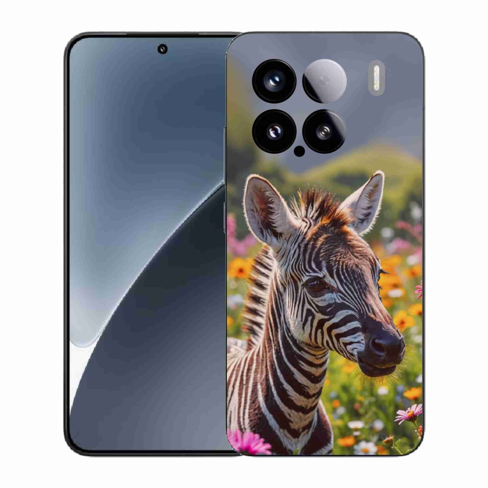 Gelový kryt mmCase na Xiaomi 15 - zebra na louce