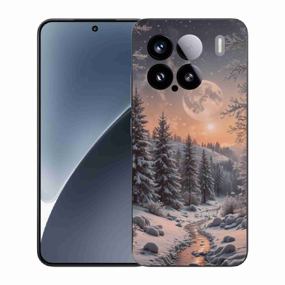Gelový kryt mmCase na Xiaomi 15 - zimní krajina 2