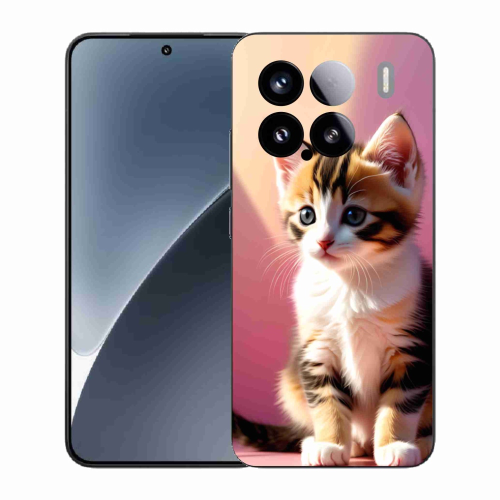 Gelový kryt mmCase na Xiaomi 15 - zvědavé kotě 2