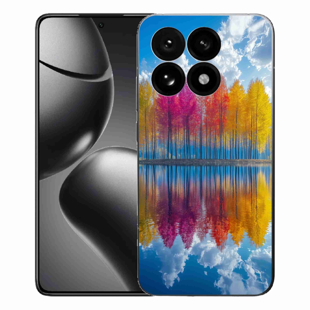 Gelový kryt mmCase na Xiaomi 15T - barevné stromy