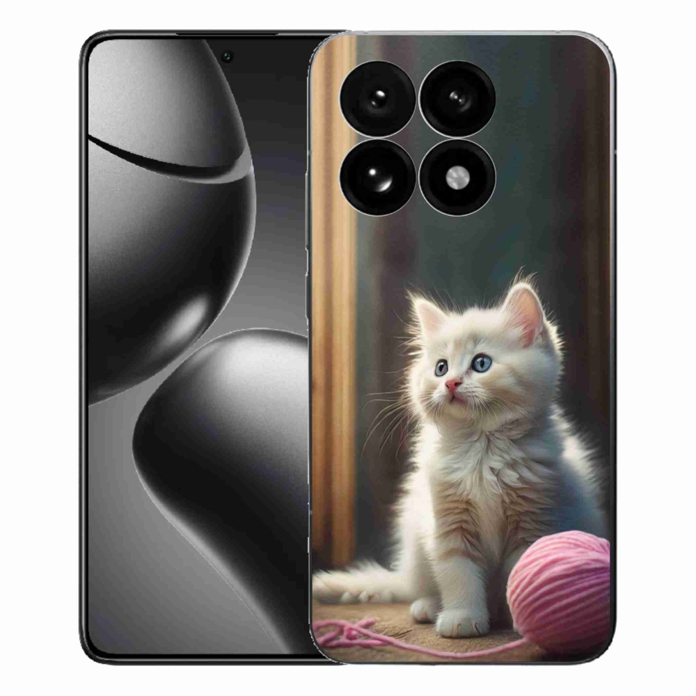 Gelový kryt mmCase na Xiaomi 15T - bílé kotě 2