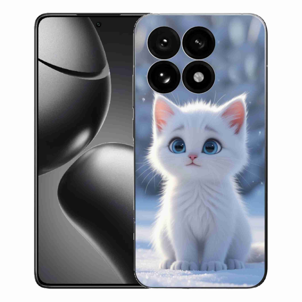 Gelový kryt mmCase na Xiaomi 15T - bílé kotě 3