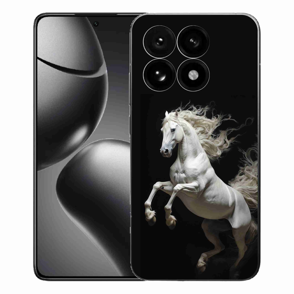 Gelový kryt mmCase na Xiaomi 15T - bílý kůň 4