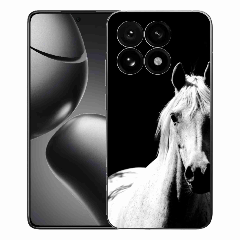 Gelový kryt mmCase na Xiaomi 15T - bílý kůň 5