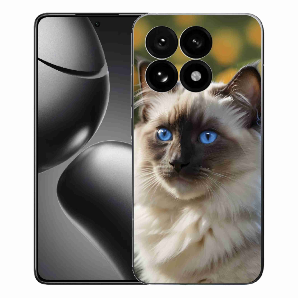 Gelový kryt mmCase na Xiaomi 15T - bílý ragdoll