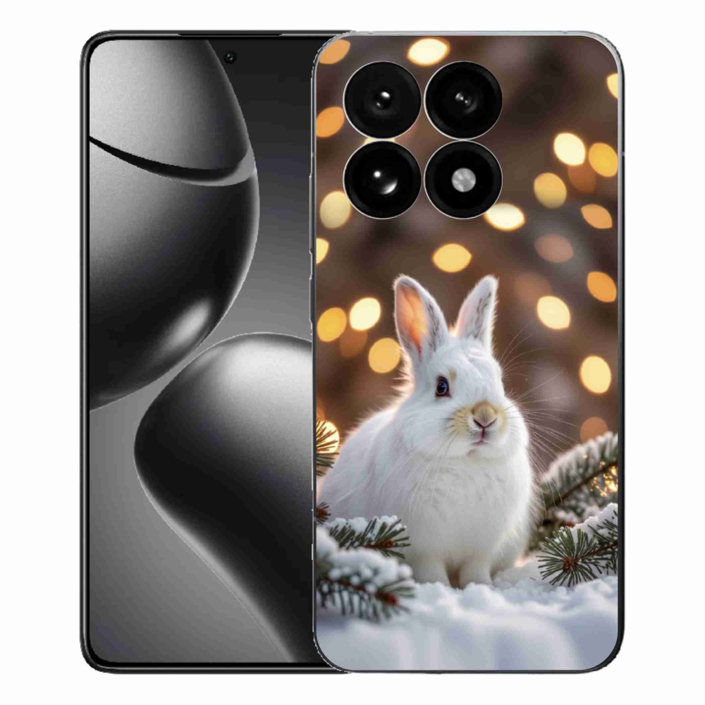 Gelový kryt mmCase na Xiaomi 15T - bílý zajíc